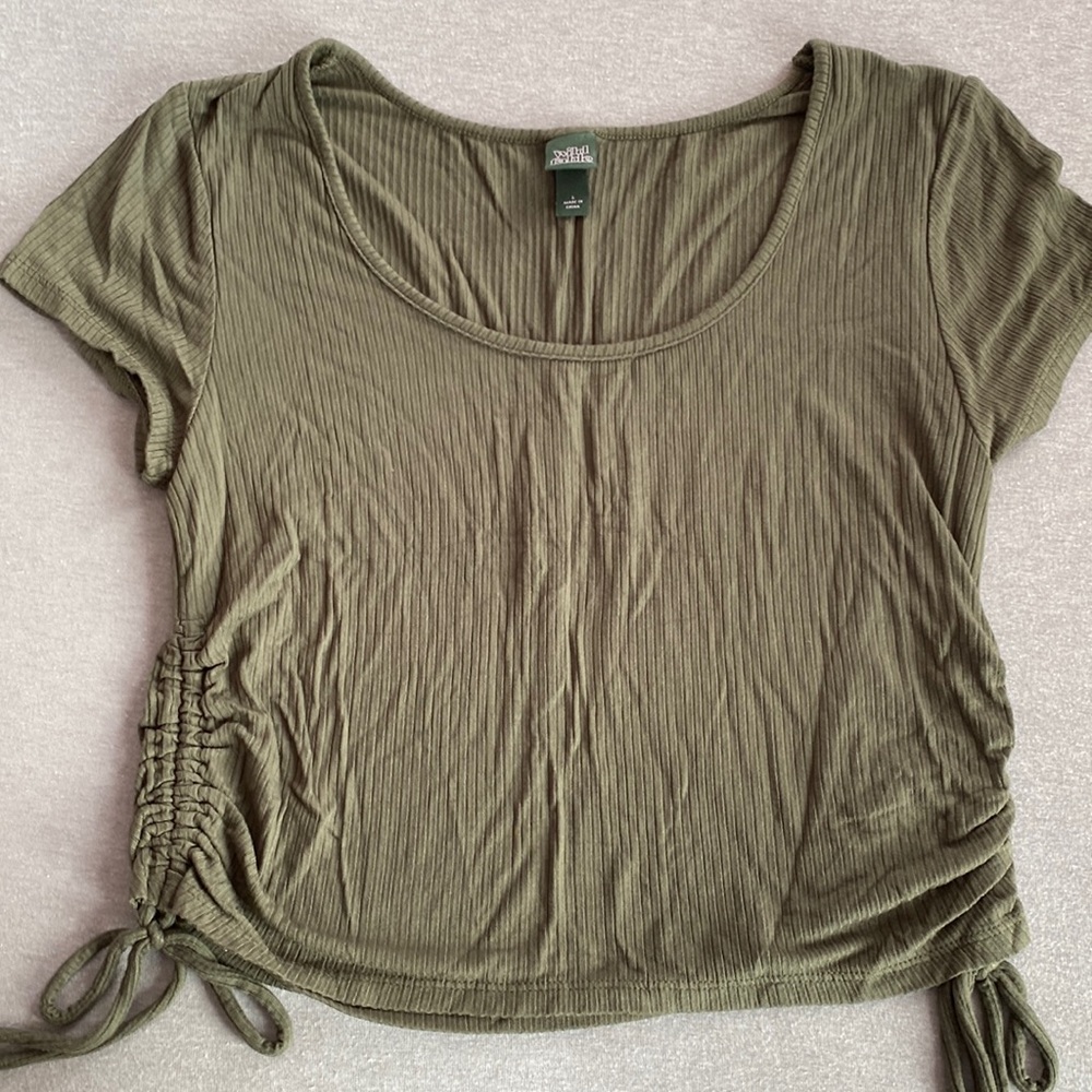 💟Half Price Bundle Add-on💟 Wild Fable scoop neck adjustable-ties shirt